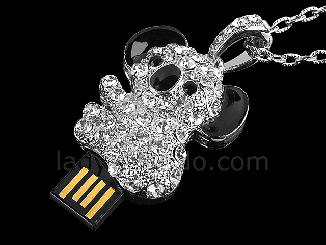 USB Jewel Koala Necklace Flash Drive