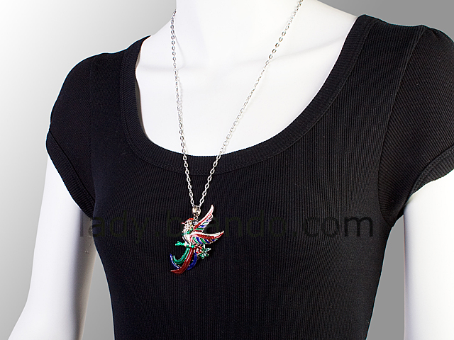 USB Jewel Phoenix Necklace Flash Drive