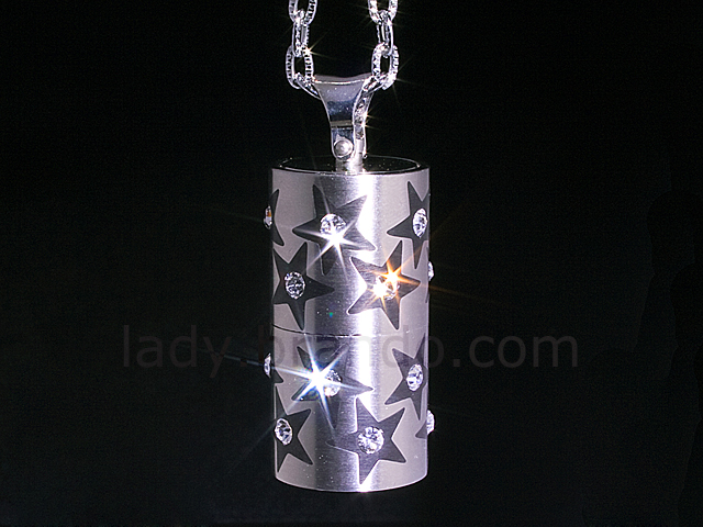 USB Jewel Star Pendant Necklace Flash Drive