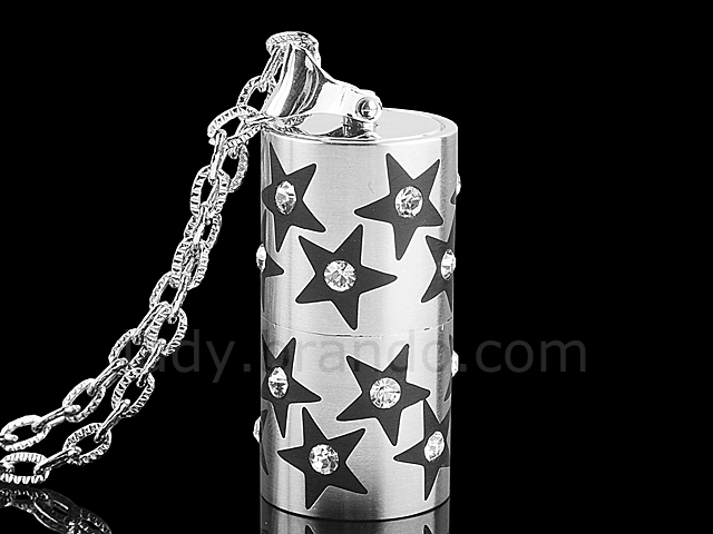 USB Jewel Star Pendant Necklace Flash Drive