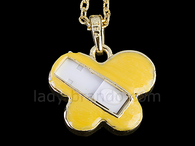 USB Jewel Butterfly Necklace Flash Drive II