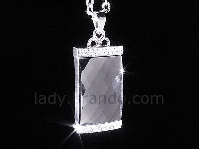 USB Jewel Classical Elegant Pendant Necklace Flash Drive