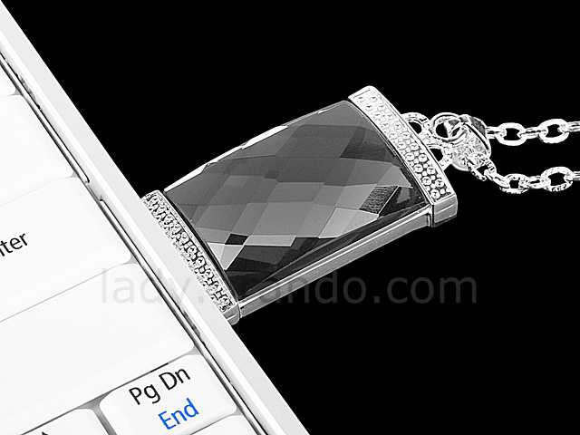 USB Jewel Classical Elegant Pendant Necklace Flash Drive