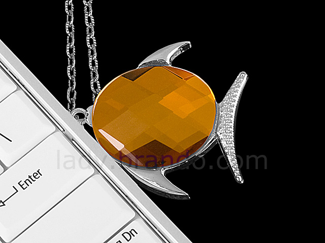 USB Jewel Fish Necklace Flash Drive III