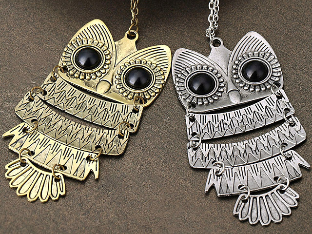 Antique Owl Necklace