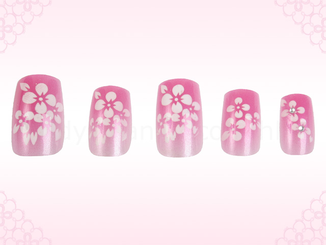 Cherry Blossoms Nails