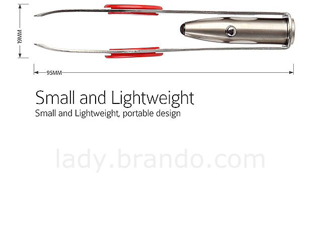 LED Eyebrow Tweezers