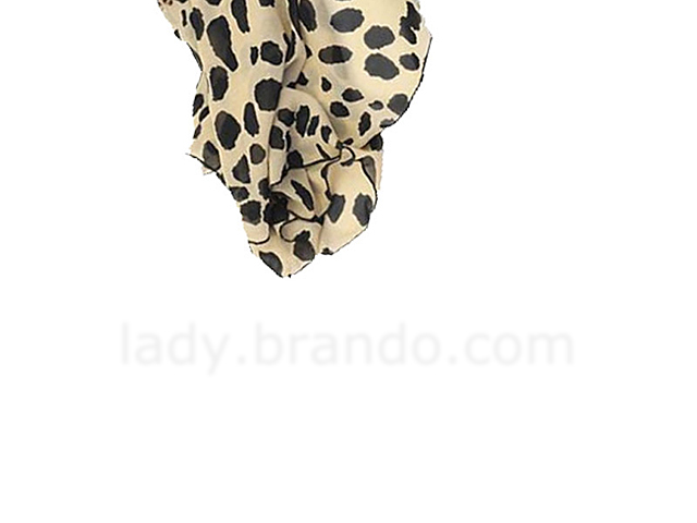 Leopard Patterned Scarf