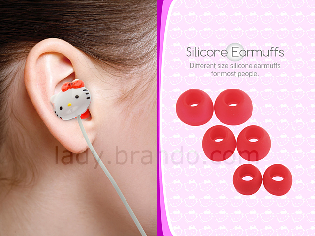 Hello Kitty Handsfree Earphone with Cable Tie