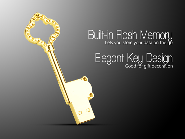 USB Elegant Key Flash Drive