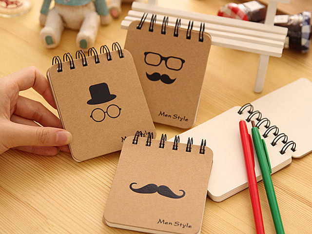 Moustache Mini Coil Book