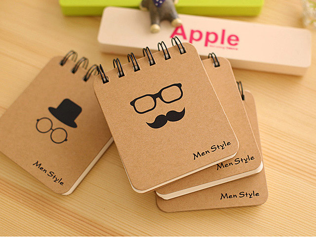 Moustache Mini Coil Book