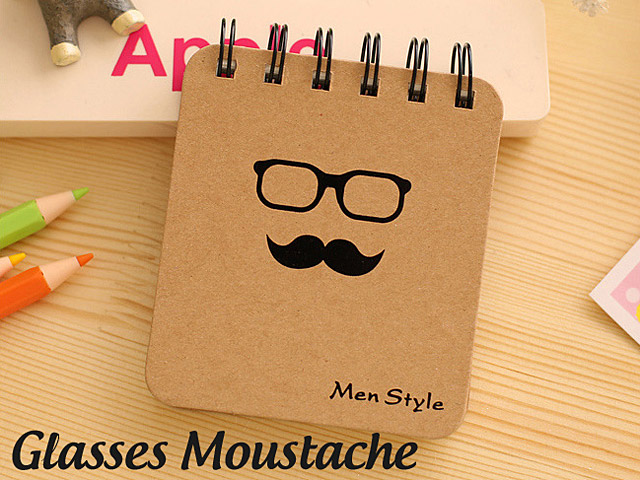 Moustache Mini Coil Book