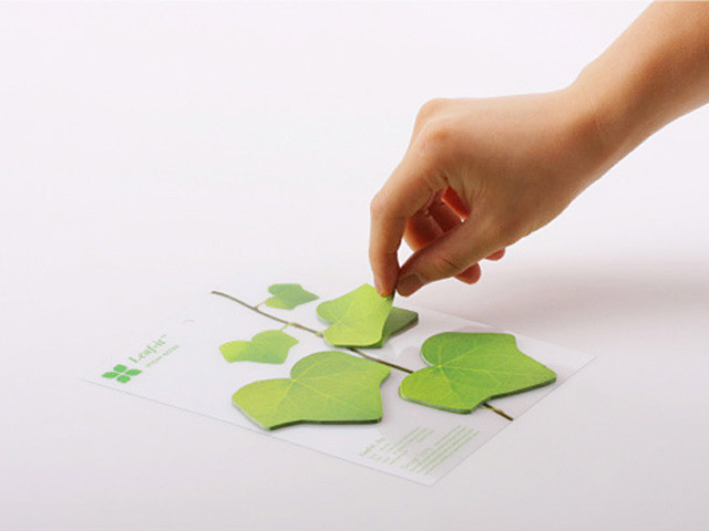 Leaf Sticky Memo Pads