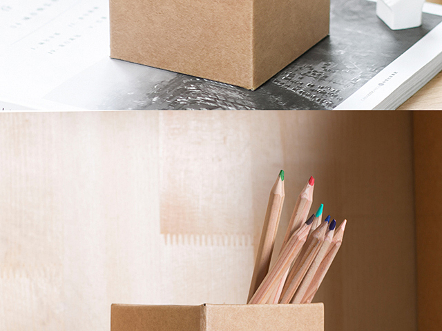 Paper Pencil Holder Box