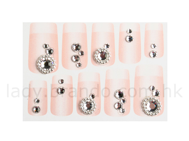 3D Crystal Nail Sticker NS-01